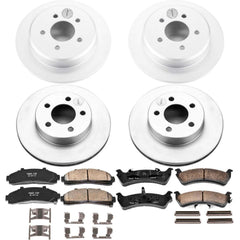 Power Stop CRK1861 Z17 Evolution Front And Rear Brake Kit for 1995 Ford Explorer 4 Wheel Drive product image