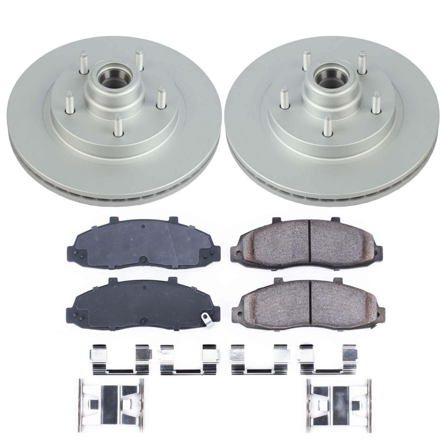 Power Stop CRK1863 Z17 Evolution Front Pad And Rotor Kit for 1997-1998 Ford F-150 Rear Wheel Drive product image
