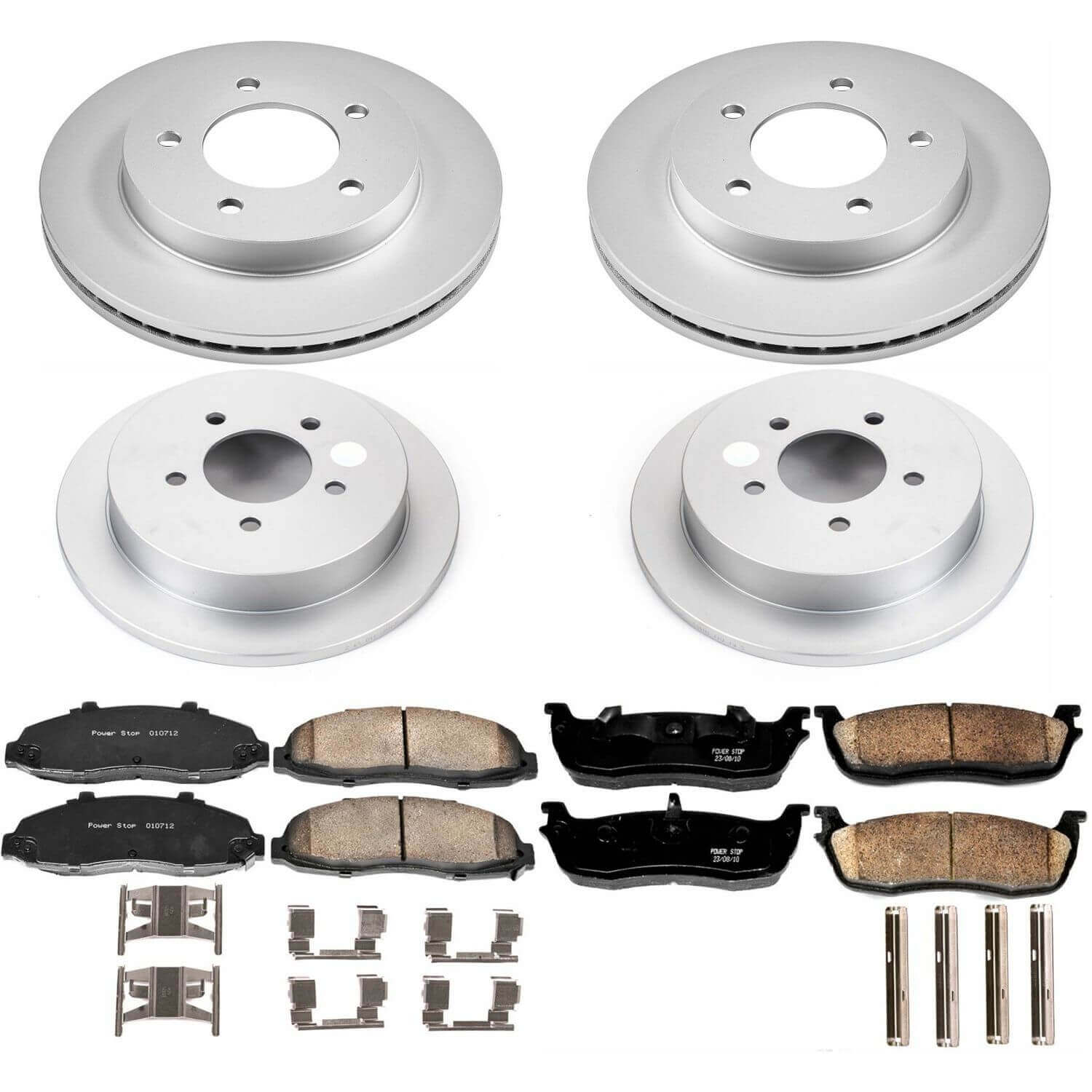 Power Stop CRK1868 - Z17 Evolution Front And Rear Brake Kit vehicle fitment brake part