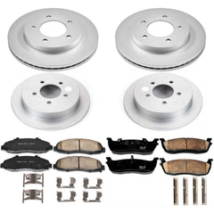 Power Stop CRK1868 - Z17 Evolution Front And Rear Brake Kit vehicle fitment brake part