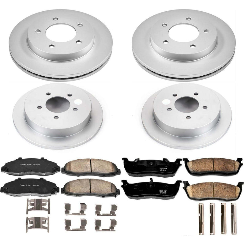 Power Stop CRK1868 - Z17 Evolution Front And Rear Brake Kit vehicle fitment brake part