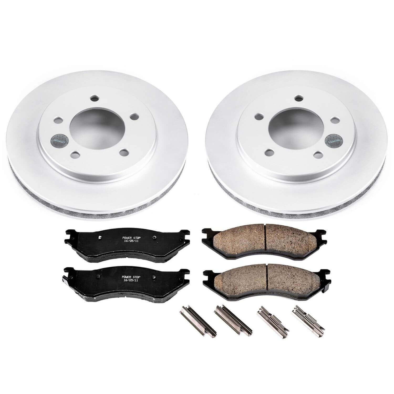 Power Stop CRK1869 Z17 Evolution Front Brake Kit for 1997-2002 Ford Expedition 4 Wheel Drive product image