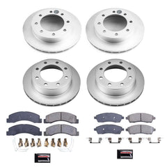 Power Stop CRK1887 Z17 Evolution Front And Rear Pad And Rotor Kit for 1999 Ford F-250 Super Duty 4 Wheel Drive product image