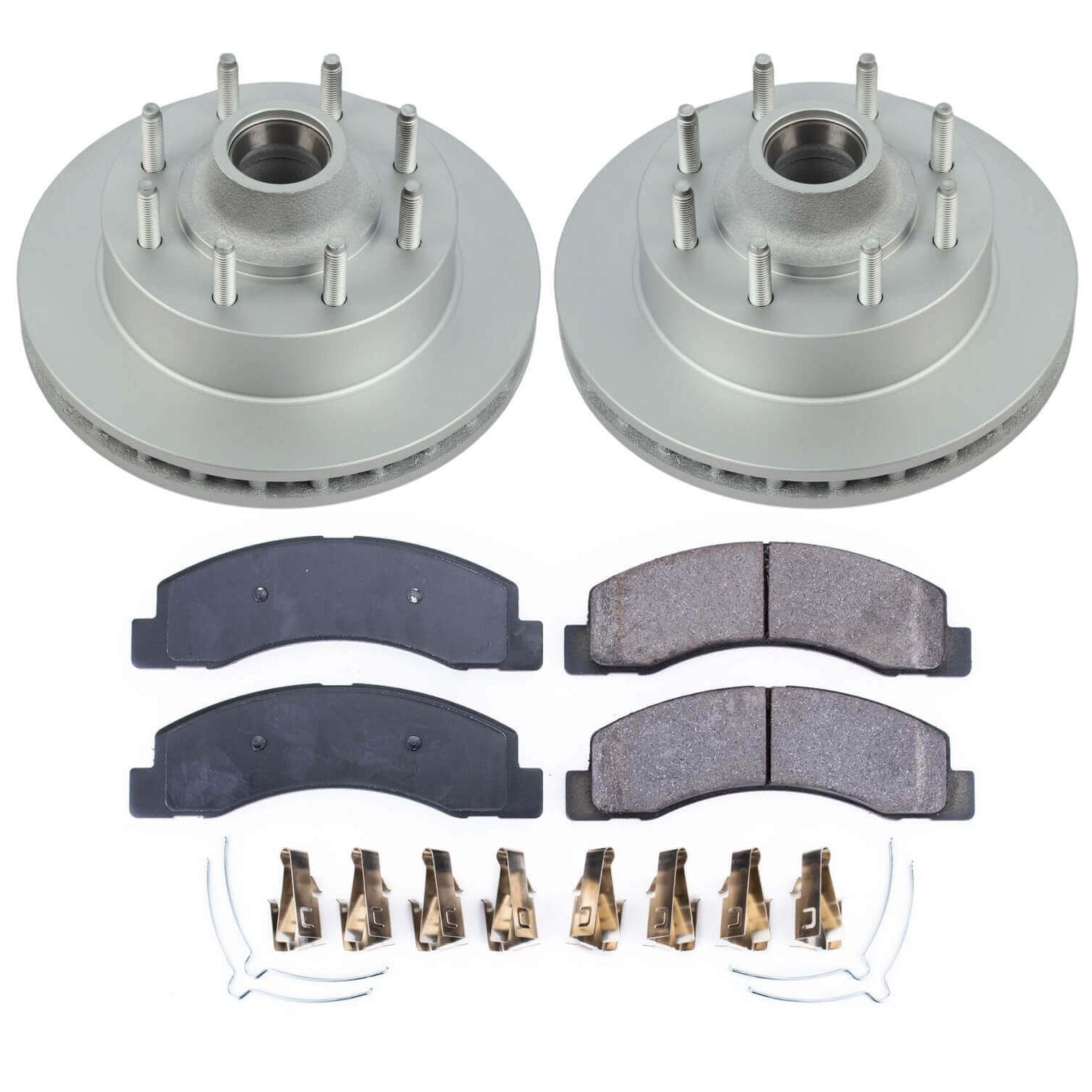 Power Stop CRK1893 Z17 Evolution Front Pad And Rotor Kit for 2000-2002 Ford Excursion Rear Wheel Drive product image
