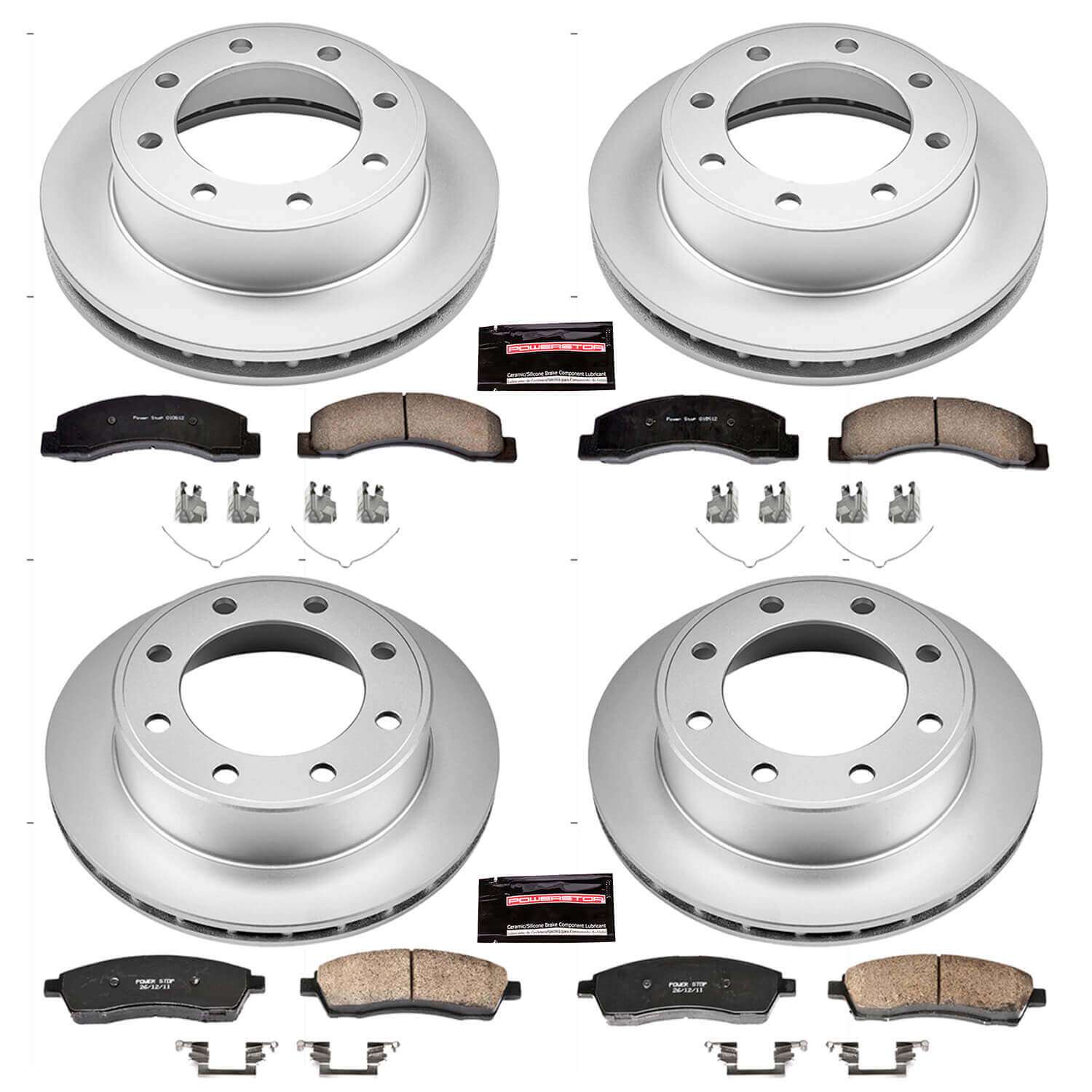 Power Stop CRK1906 - Z17 Evolution Front And Rear Brake Kit vehicle fitment brake part