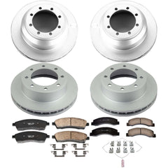 Power Stop CRK1907 Z17 Evolution Front And Rear Brake Kit for 1999-2004 Ford F-350 Super Duty 4 Wheel Drive product image