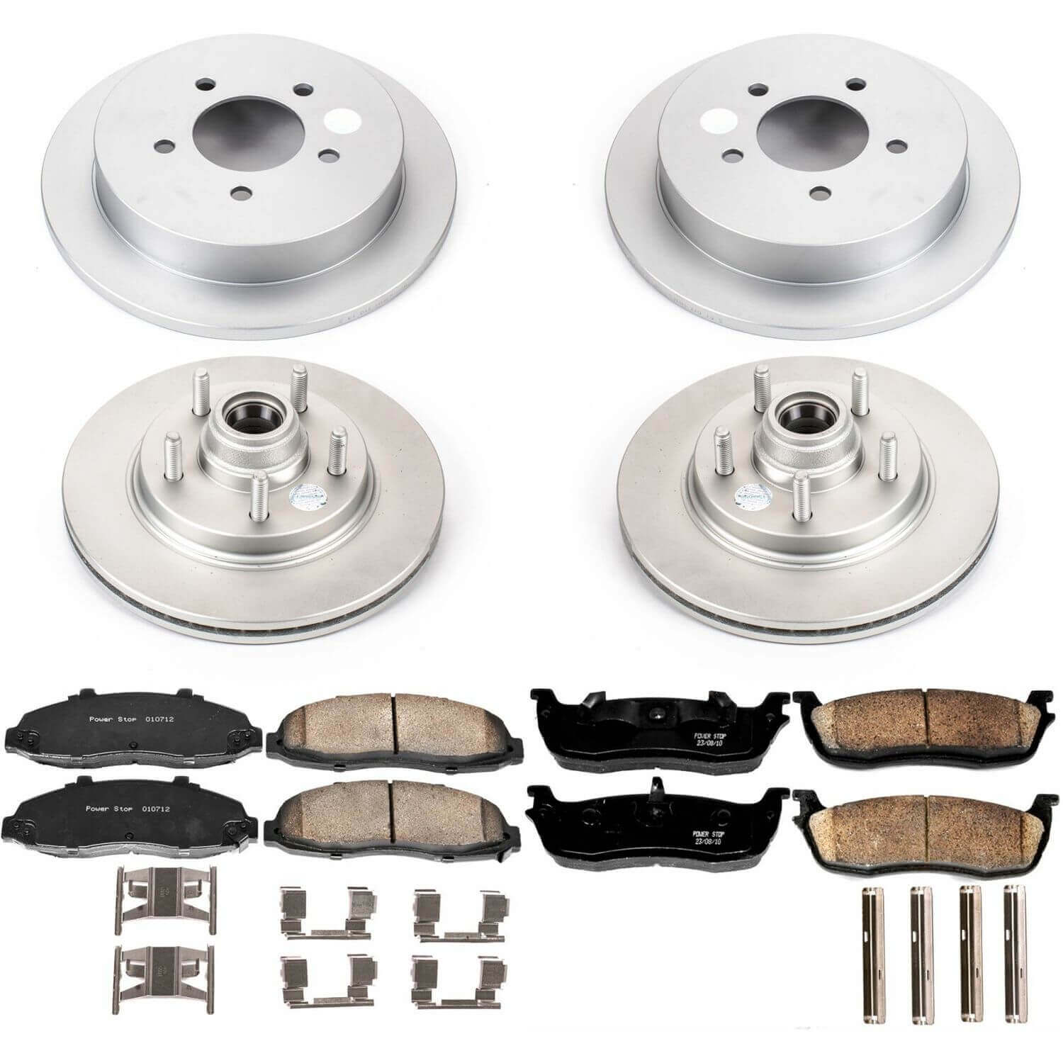 Power Stop CRK1915 - Z17 Evolution Front And Rear Brake Kit vehicle fitment brake part