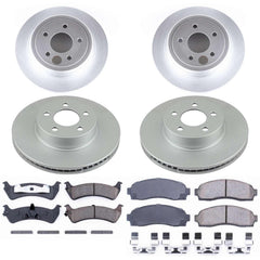 Power Stop CRK1924 Z17 Evolution Front And Rear Brake Kit for 2003 Ford Explorer Sport 4 Wheel Drive product image