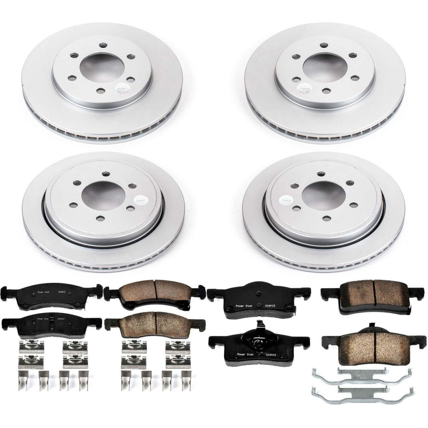 Power Stop CRK1934 - Z17 Evolution Front And Rear Brake Kit vehicle fitment brake part