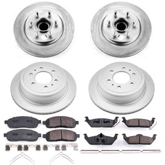 Power Stop CRK1940 - Z17 Evolution Front And Rear Brake Kit vehicle fitment brake part