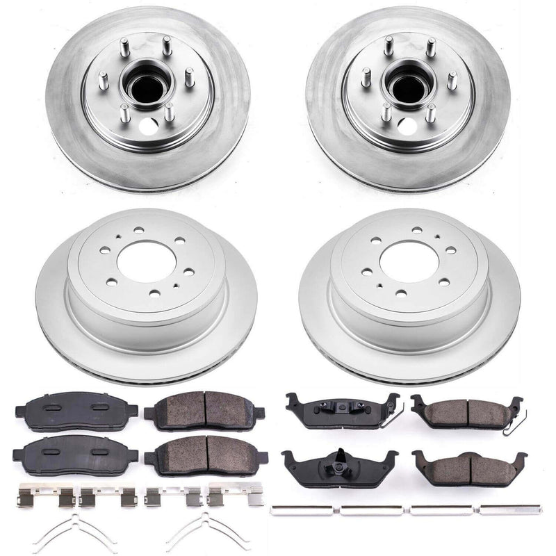 Power Stop CRK1940 - Z17 Evolution Front And Rear Brake Kit vehicle fitment brake part