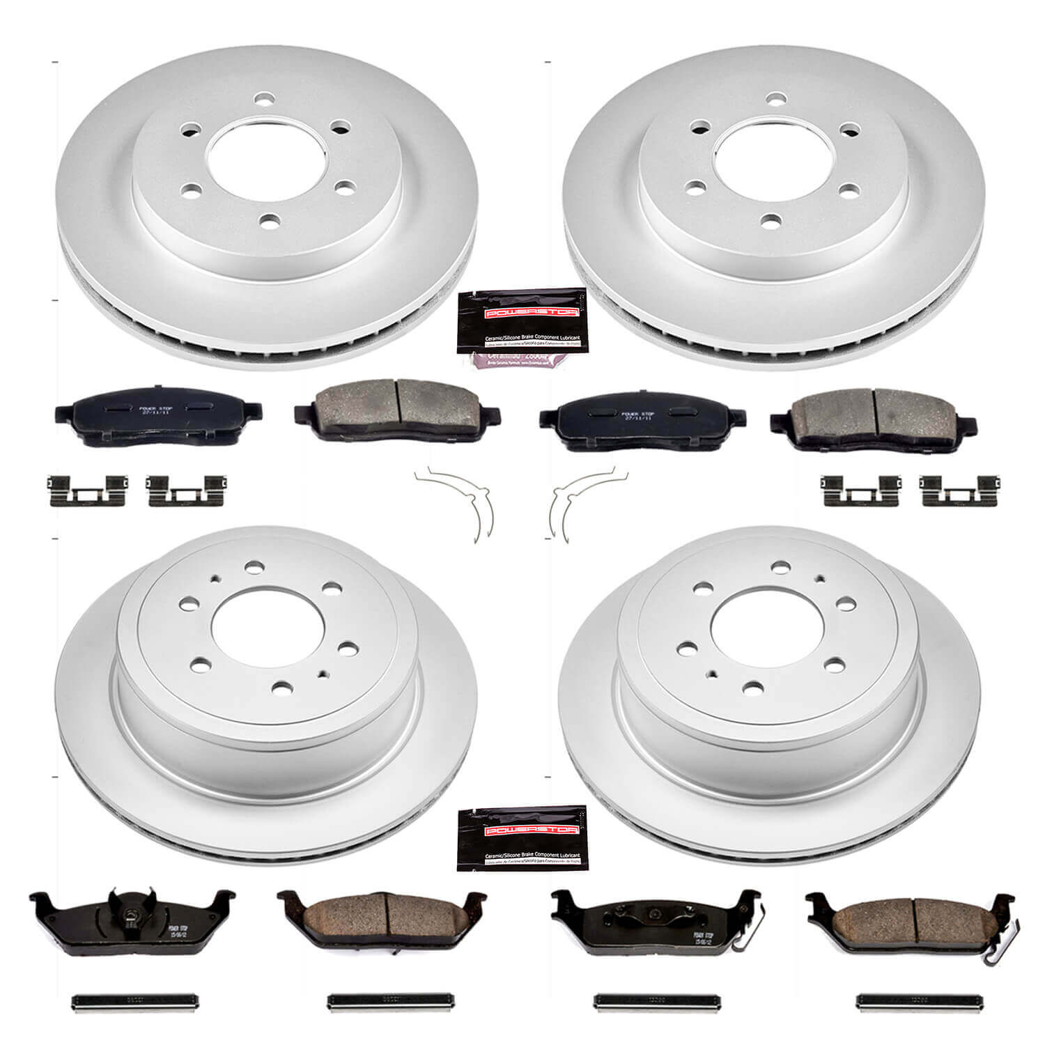 Power Stop CRK1944 - Z17 Evolution Front And Rear Brake Kit vehicle fitment brake part