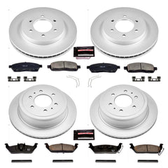 Power Stop CRK1944 - Z17 Evolution Front And Rear Brake Kit vehicle fitment brake part