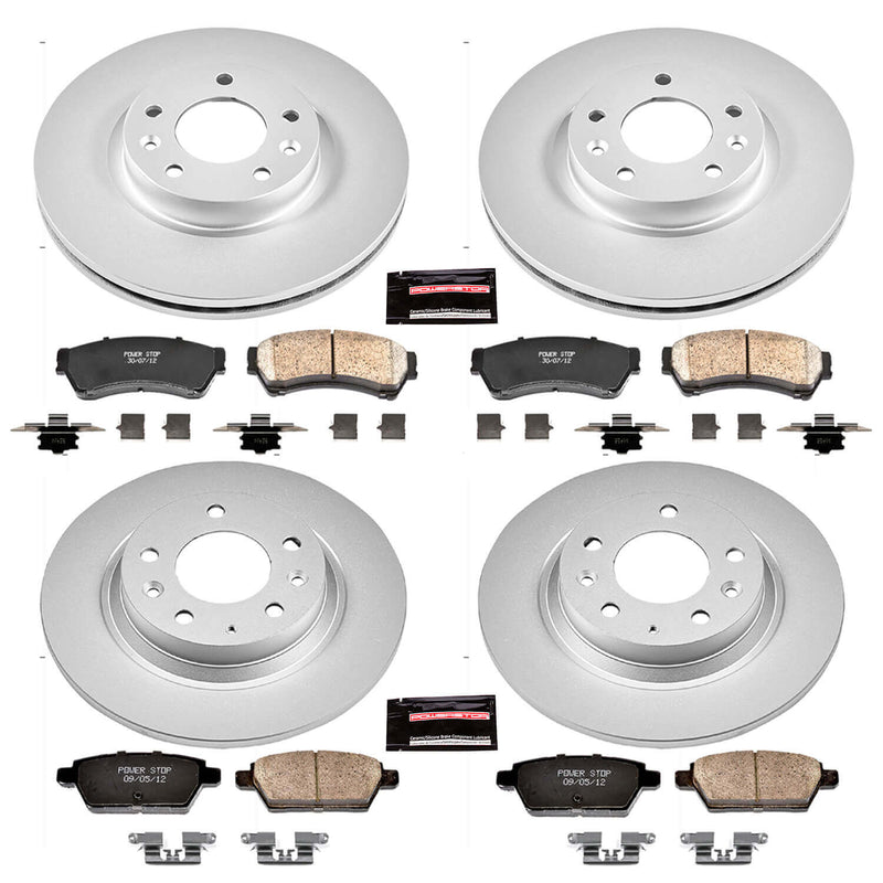 Power Stop CRK200 - Z17 Evolution Front And Rear Brake Kit vehicle fitment brake part