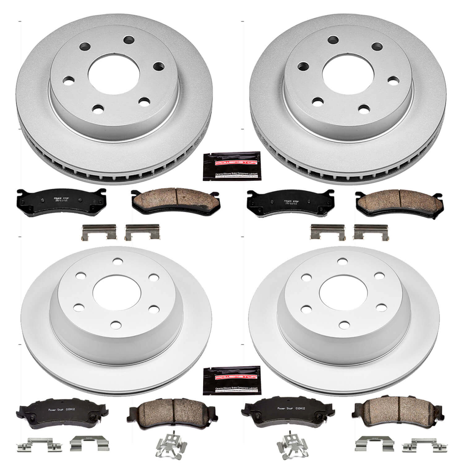 Power Stop CRK2010 - Z17 Evolution Front And Rear Brake Kit vehicle fitment brake part
