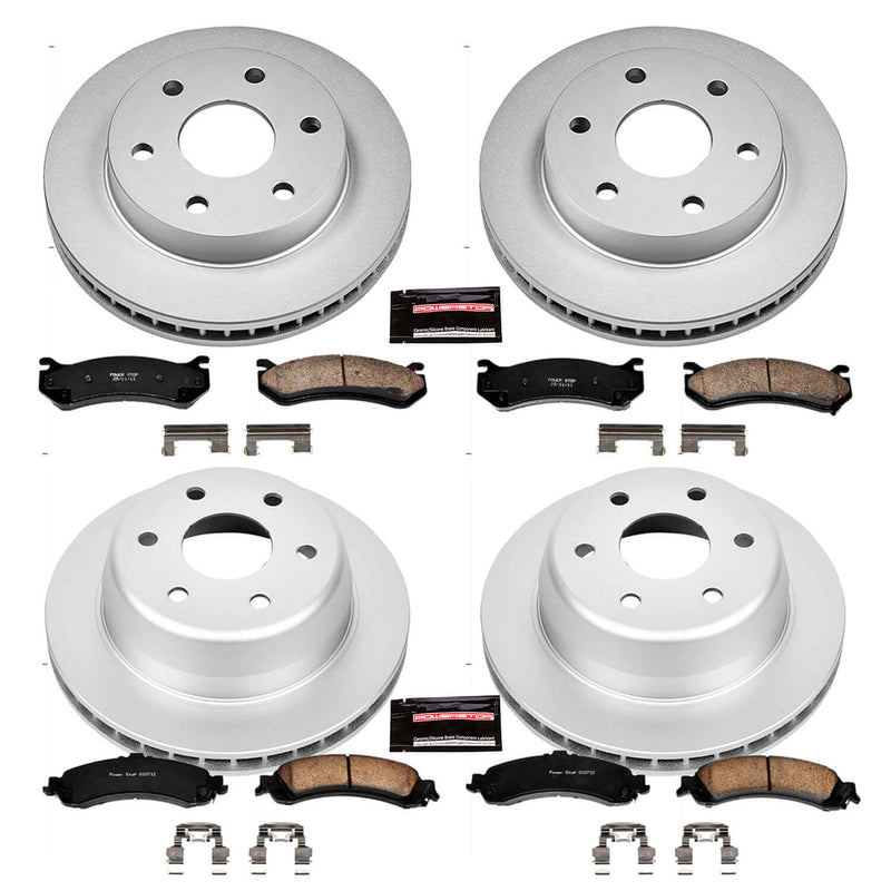 Power Stop CRK2015 - Z17 Evolution Front And Rear Brake Kit vehicle fitment brake part