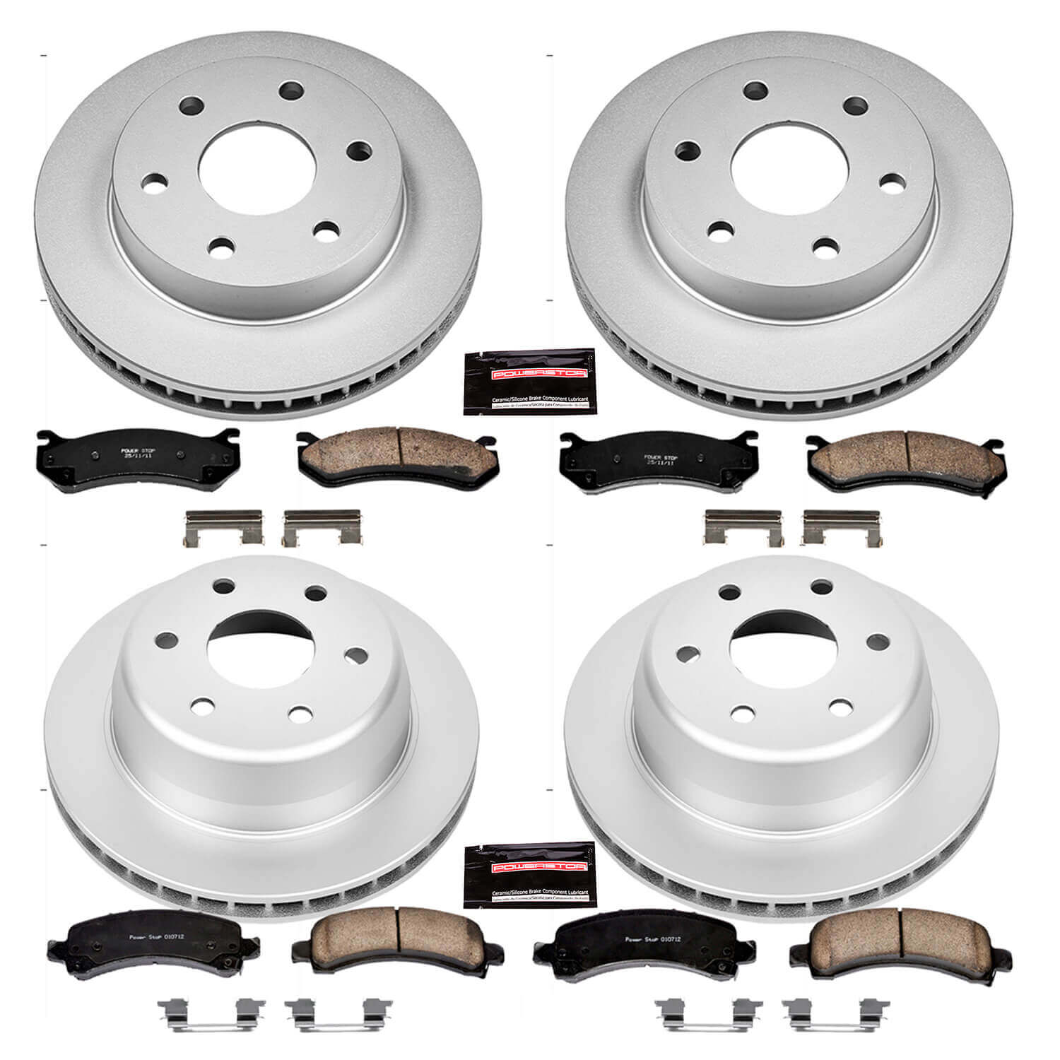 Power Stop CRK2016 - Z17 Evolution Front And Rear Brake Kit vehicle fitment brake part