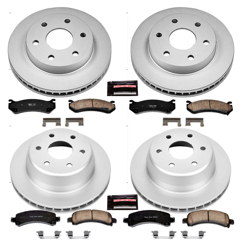 Power Stop CRK2016 - Z17 Evolution Front And Rear Brake Kit vehicle fitment brake part