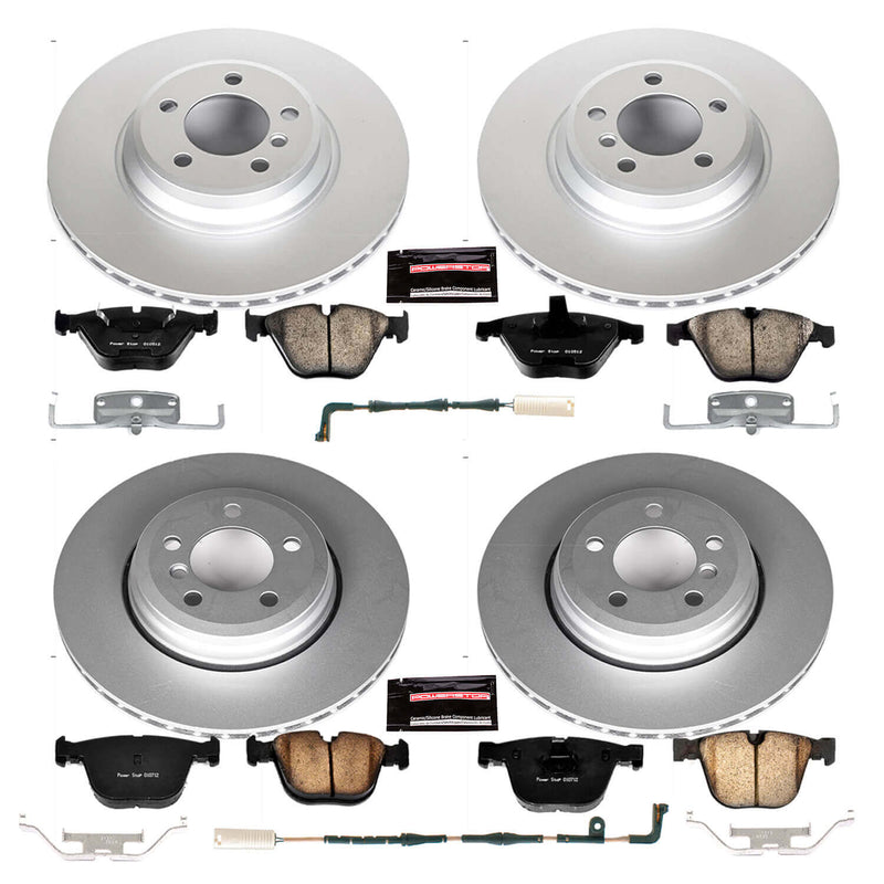 Power Stop CRK2056 - Z23 Evolution Sport Front And Rear Brake Kit vehicle fitment brake part