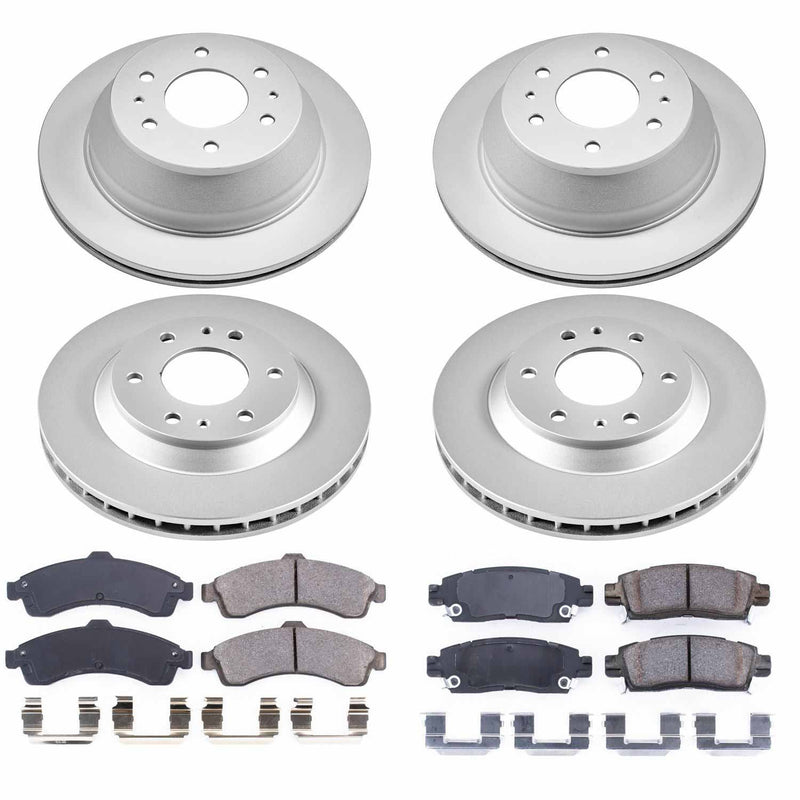Power Stop CRK2058 - Z17 Evolution Front And Rear Brake Kit vehicle fitment brake part