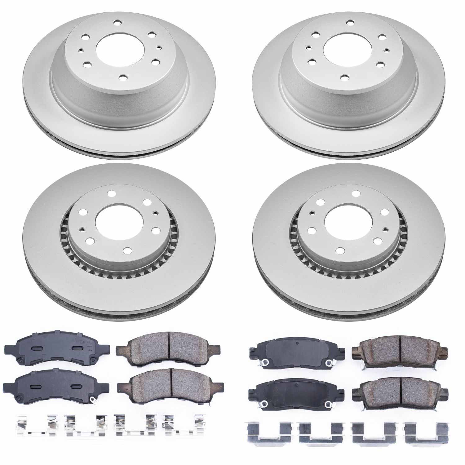 Power Stop CRK2060 - Z17 Evolution Front And Rear Brake Kit vehicle fitment brake part