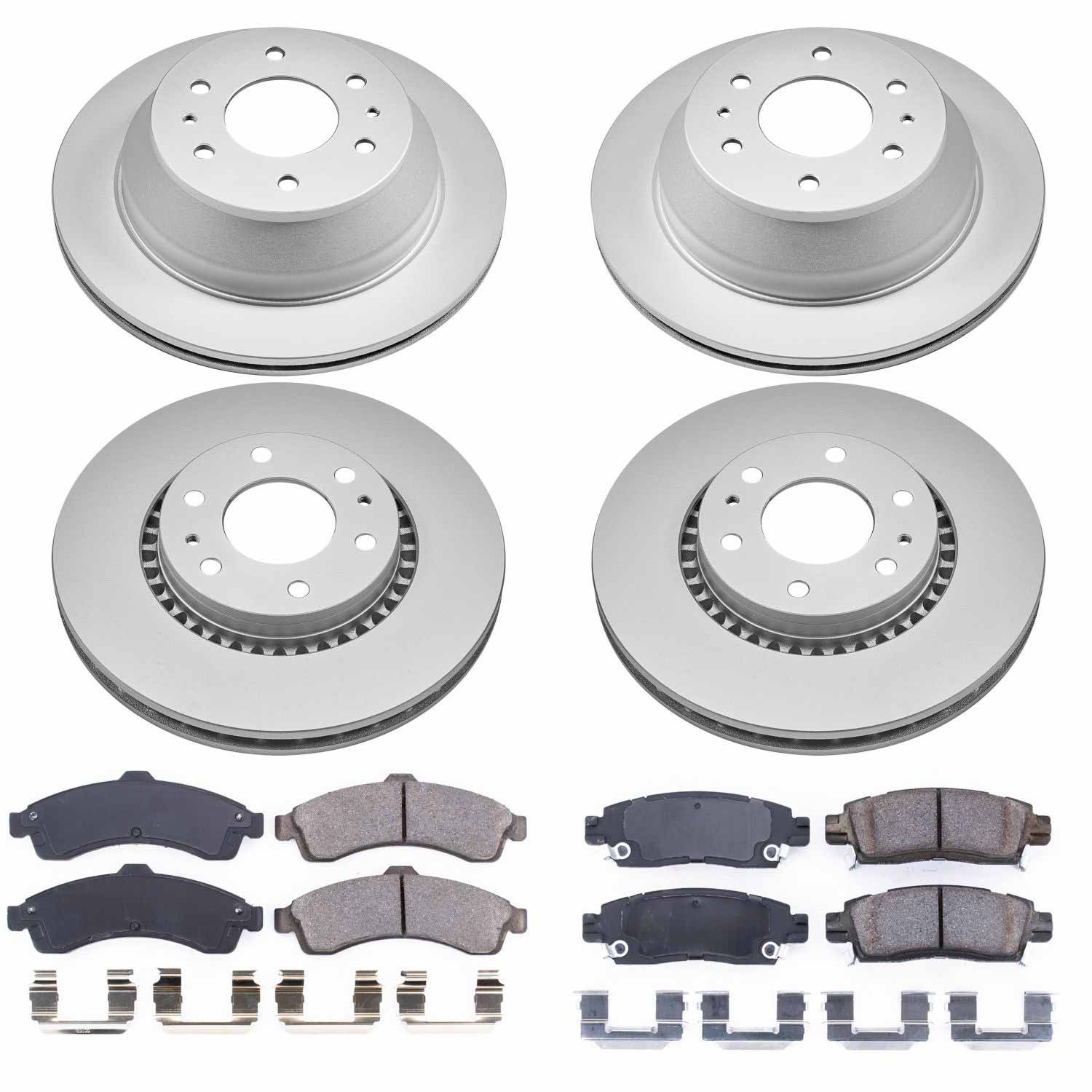 Power Stop CRK2062 - Z17 Evolution Front And Rear Brake Kit vehicle fitment brake part