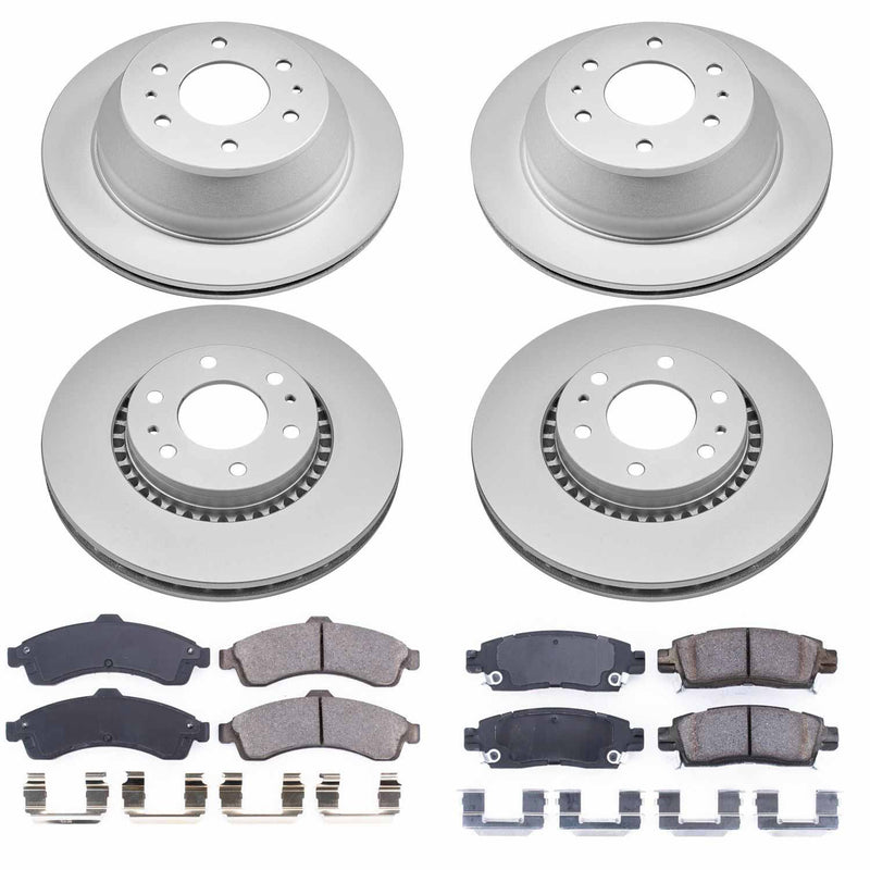 Power Stop CRK2062 - Z17 Evolution Front And Rear Brake Kit vehicle fitment brake part