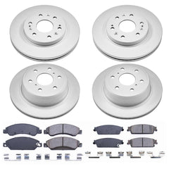 Power Stop CRK2068 - Z17 Evolution Front And Rear Brake Kit vehicle fitment brake part