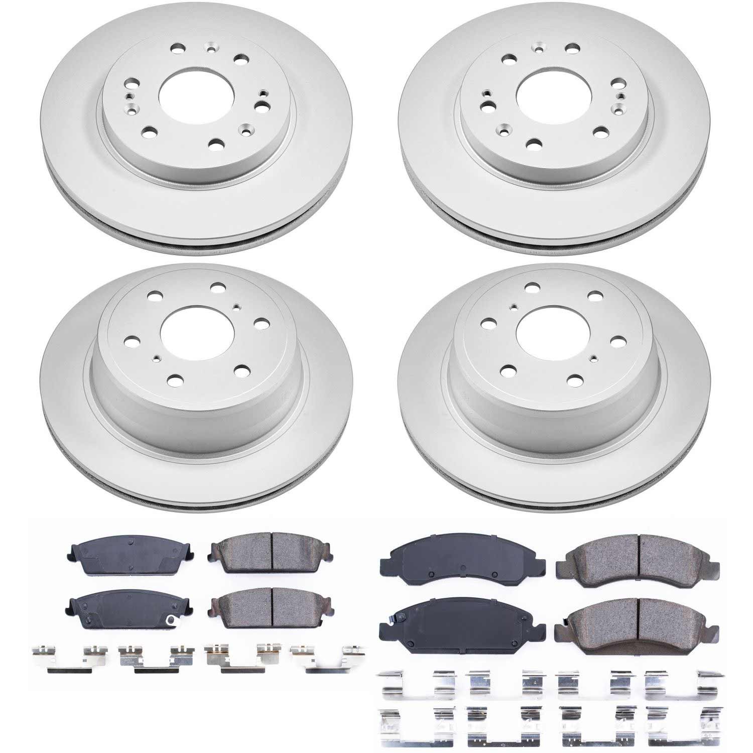 Power Stop CRK2070 - Z17 Evolution Front And Rear Brake Kit vehicle fitment brake part