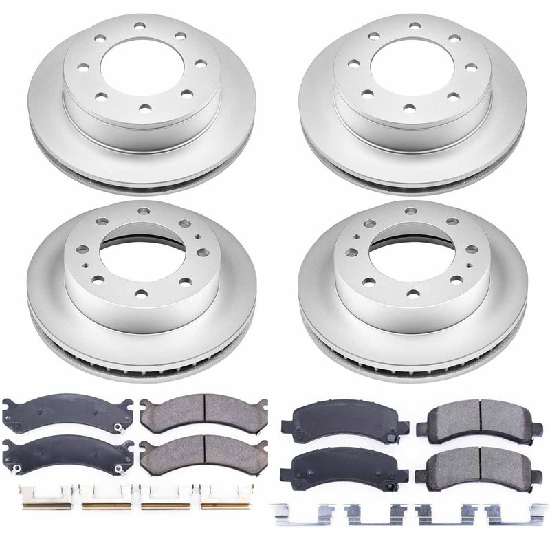 Power Stop CRK2072 - Z17 Evolution Front And Rear Brake Kit vehicle fitment brake part