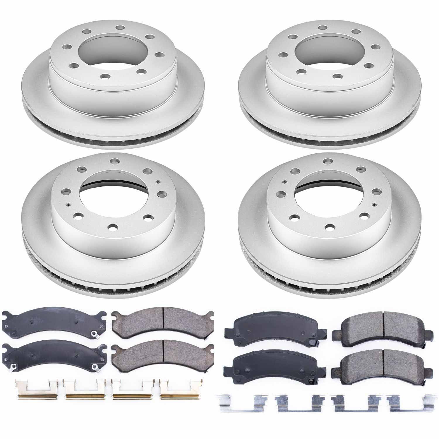 Power Stop CRK2074 - Z17 Evolution Front And Rear Brake Kit vehicle fitment brake part