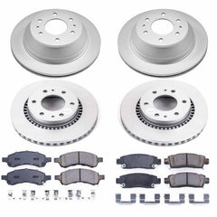 Power Stop CRK2085 - Z17 Evolution Front And Rear Brake Kit vehicle fitment brake part