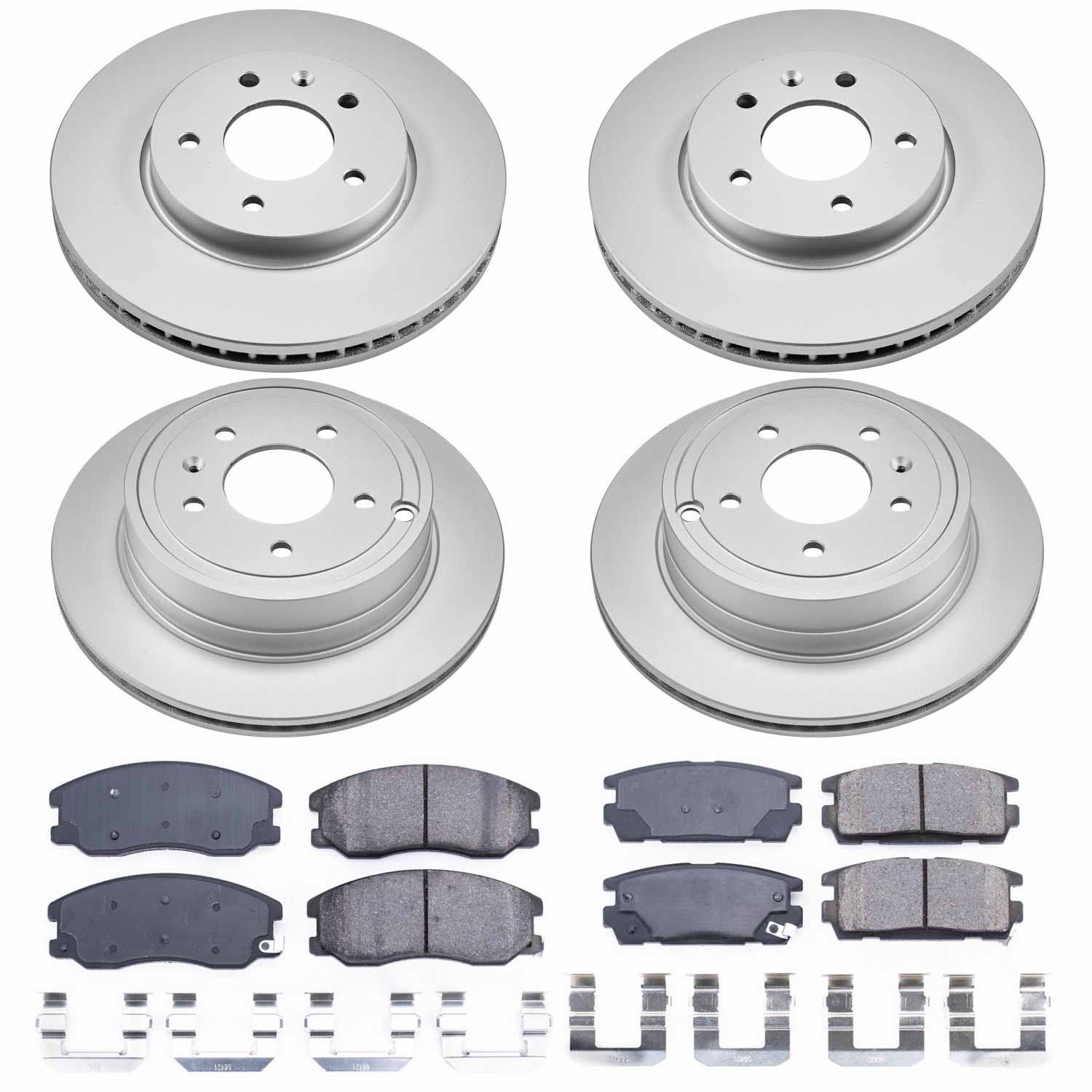 Power Stop CRK2091 - Z17 Evolution Front And Rear Brake Kit vehicle fitment brake part