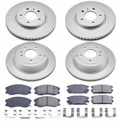 Power Stop CRK2091 - Z17 Evolution Front And Rear Brake Kit vehicle fitment brake part