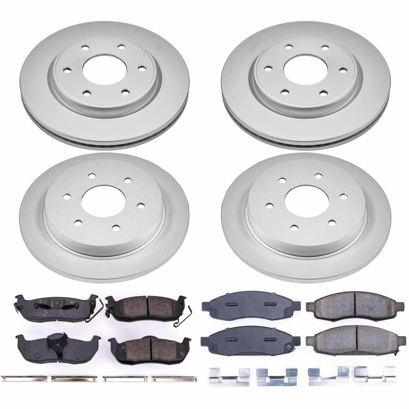 Power Stop CRK212 - Z17 Evolution Front And Rear Brake Kit vehicle fitment brake part