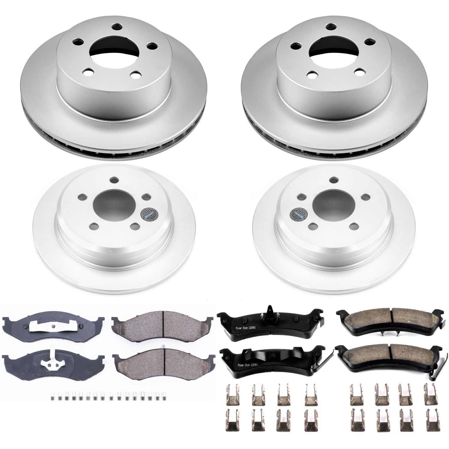 Power Stop CRK2121 Z17 Evolution Front And Rear Brake Kit for 1993-1998 Jeep Grand Cherokee product image