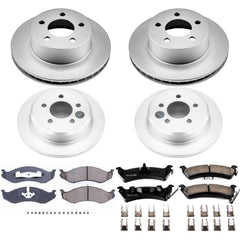 Power Stop CRK2121 Z17 Evolution Front And Rear Brake Kit for 1993-1998 Jeep Grand Cherokee product image