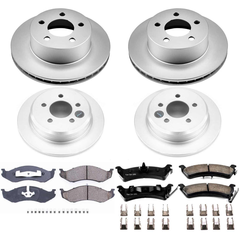 Power Stop CRK2121 Z17 Evolution Front And Rear Brake Kit for 1993-1998 Jeep Grand Cherokee product image