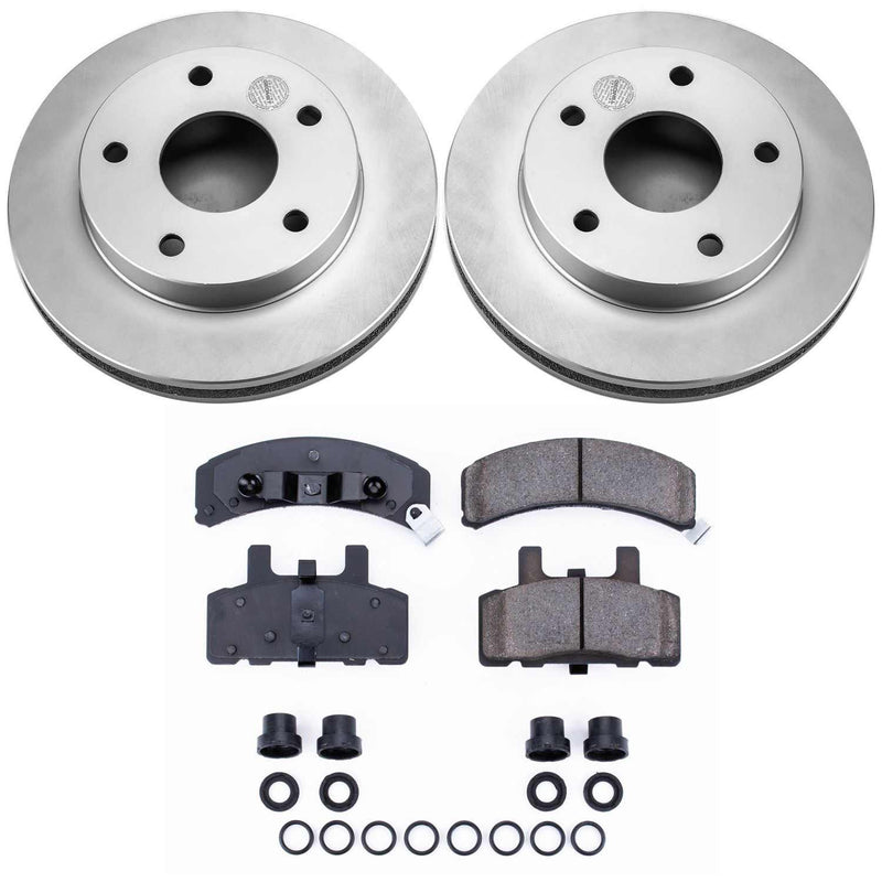Power Stop CRK2126 Z17 Evolution Front Brake Kit for 1994-1999 Dodge Ram 1500 4 Wheel Drive product image