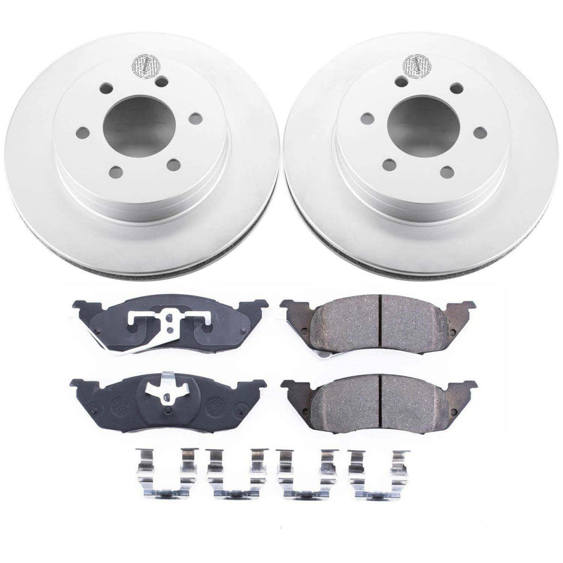 Power Stop CRK2137 Z17 Evolution Front Brake Kit for 1997-1998 Dodge Dakota product image