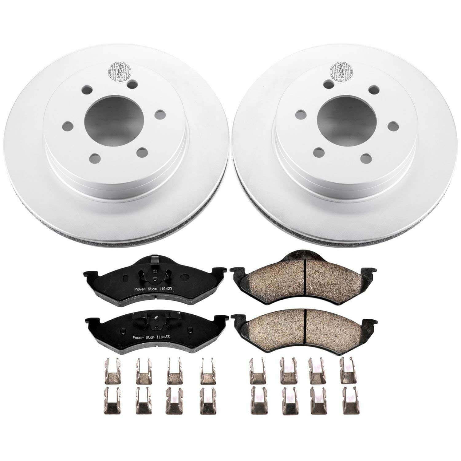Power Stop CRK2139 Z17 Evolution Front Brake Kit for 2000-2002 Dodge Dakota product image