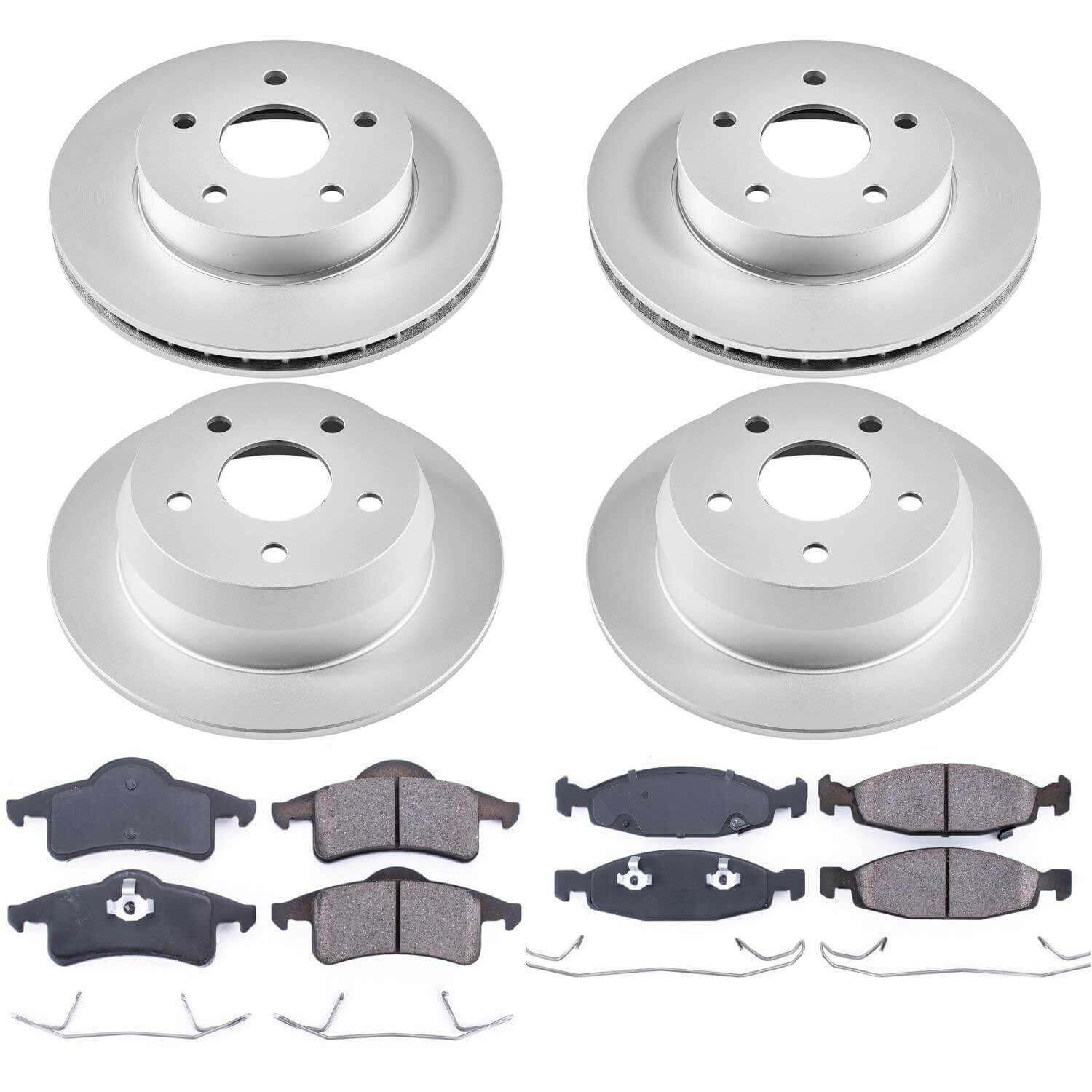Power Stop CRK2148 - Z17 Evolution Front And Rear Brake Kit vehicle fitment brake part