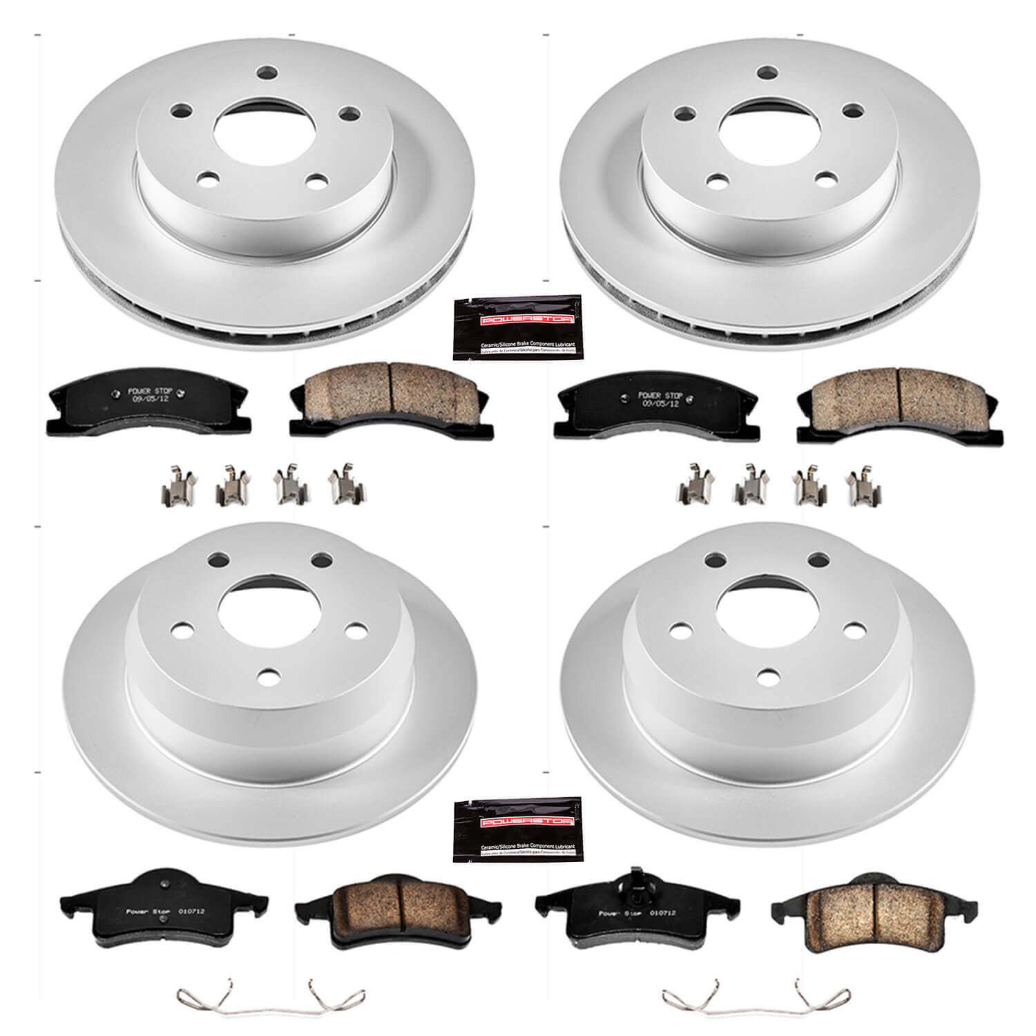 Power Stop CRK2150 - Z17 Evolution Front And Rear Brake Kit vehicle fitment brake part