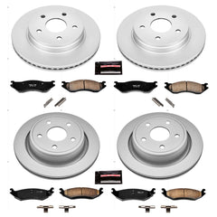 Power Stop CRK2166 - Z17 Evolution Front And Rear Brake Kit vehicle fitment brake part
