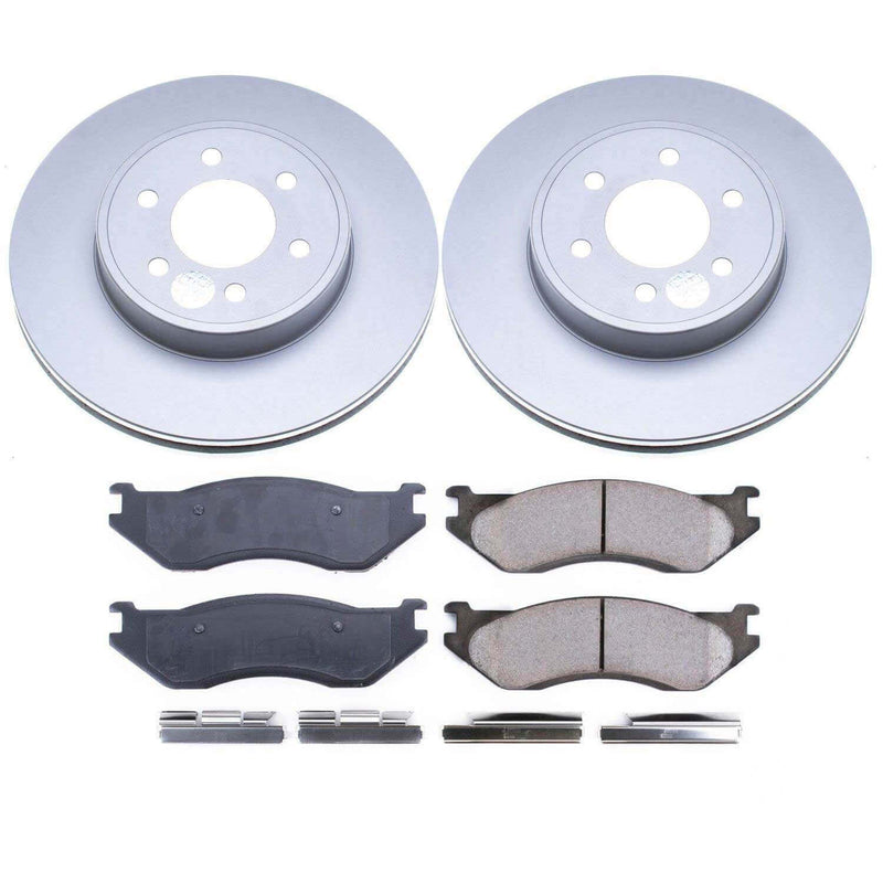 Power Stop CRK2178 Z17 Evolution Front Pad And Rotor Kit for 2003 Dodge Durango product image