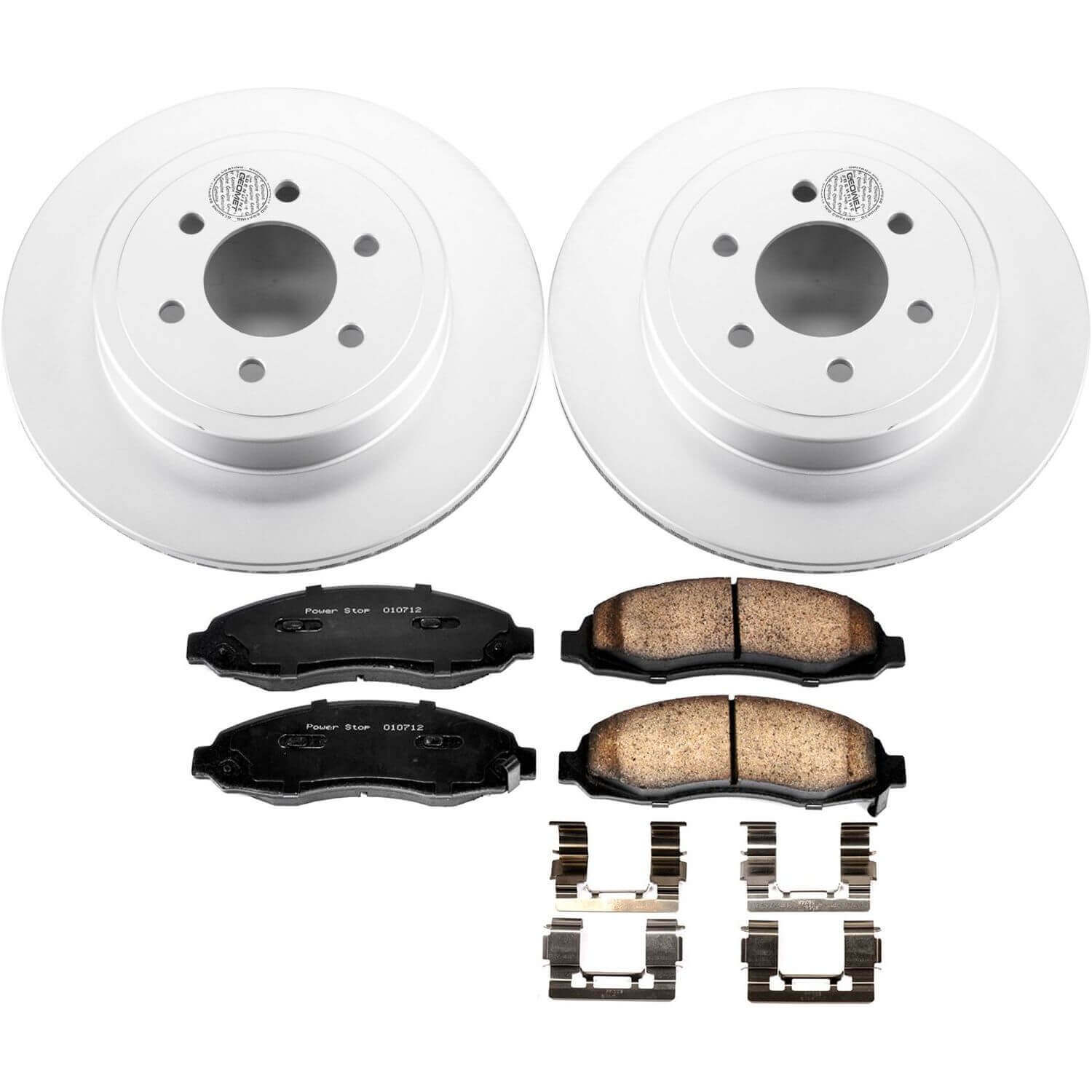 Power Stop CRK2187 Z17 Evolution Front Brake Kit for 2003-2004 Dodge Dakota product image