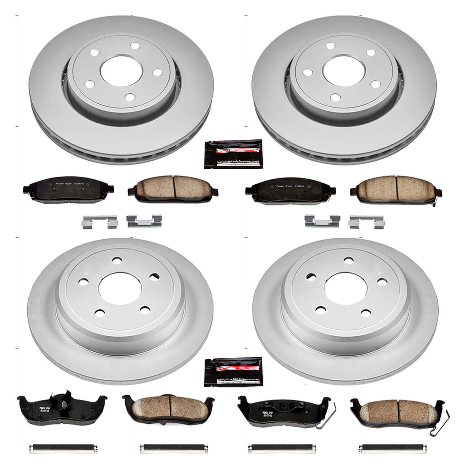 Power Stop CRK2220 - Z17 Evolution Front And Rear Brake Kit vehicle fitment brake part