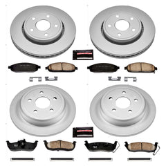 Power Stop CRK2220 - Z17 Evolution Front And Rear Brake Kit vehicle fitment brake part
