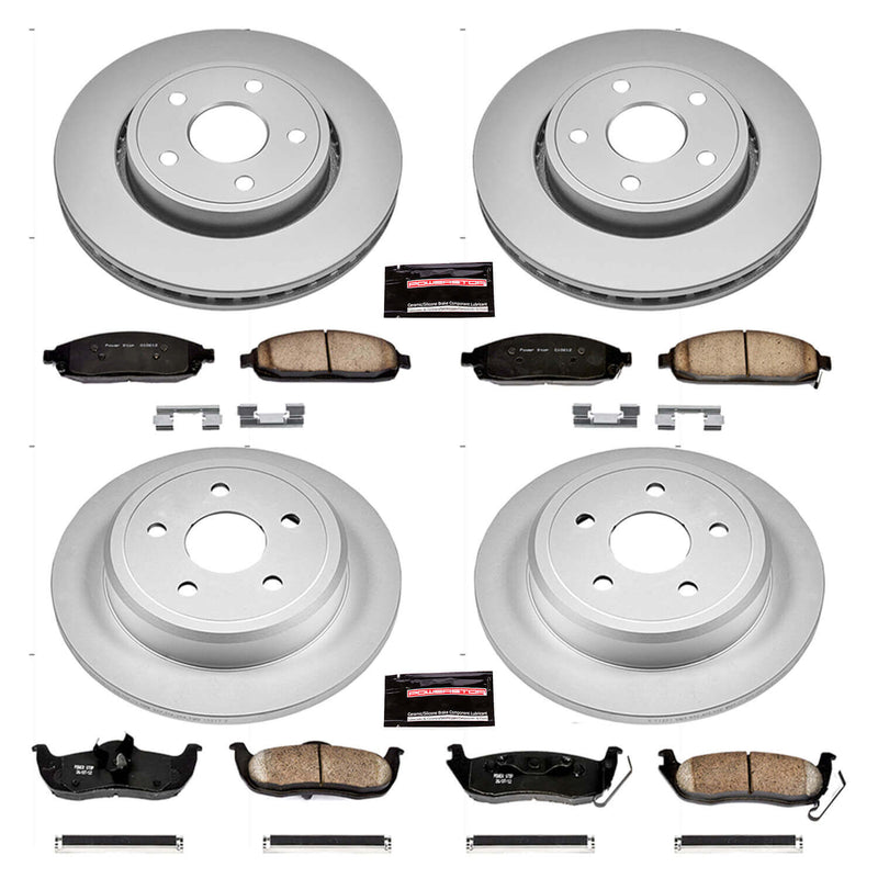 Power Stop CRK2220 - Z17 Evolution Front And Rear Brake Kit vehicle fitment brake part