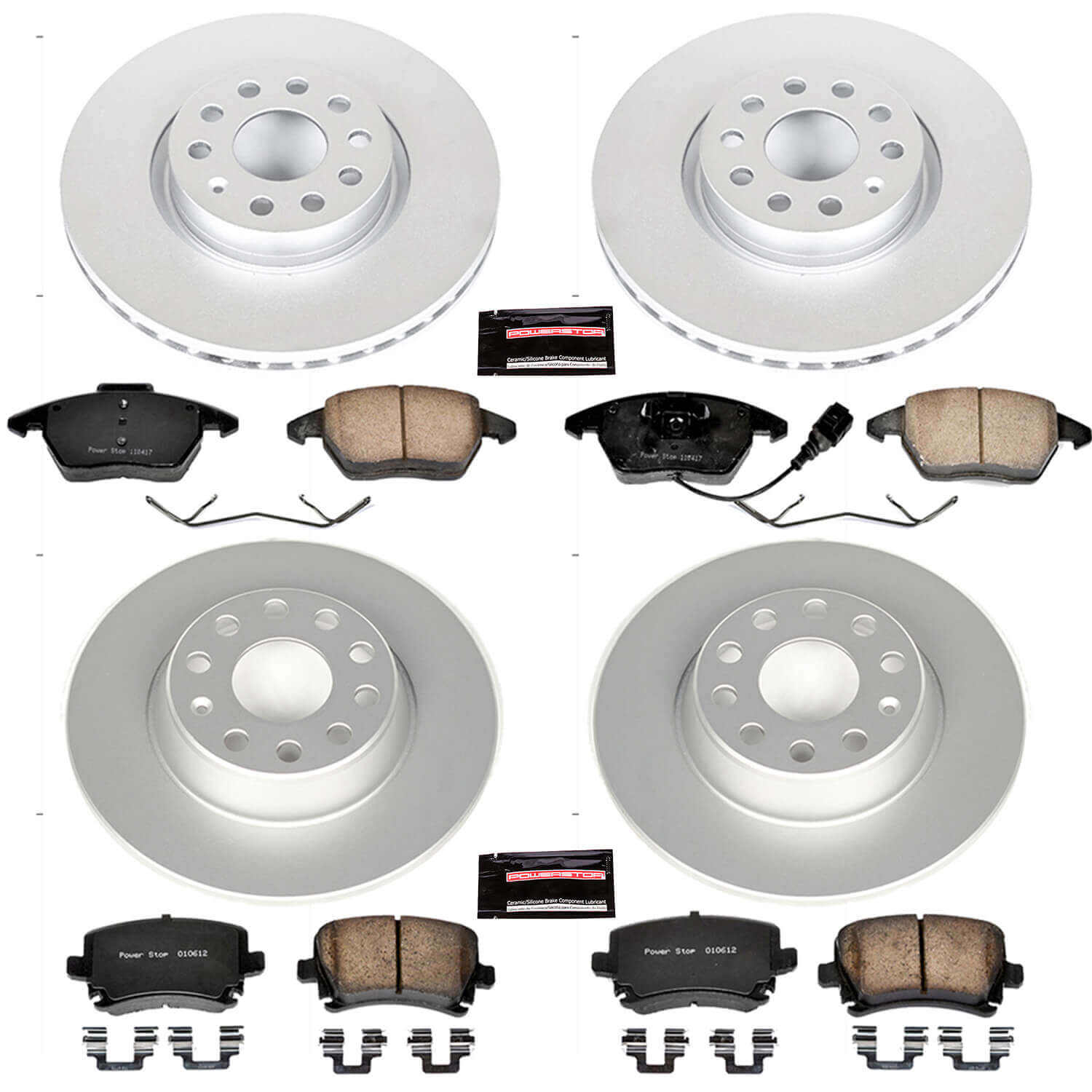 Power Stop CRK2260 - Z23 Evolution Sport Front And Rear Brake Kit vehicle fitment brake part